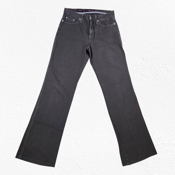 Y2K Fabrizio Gianni Brown Bootcut Stretch Jeans Size 4 Mid Rise Vintage 2000s - Picture 2 of 7